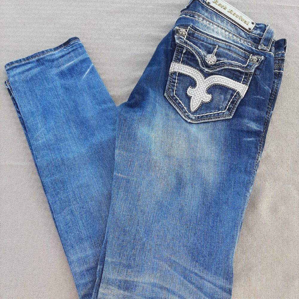 Rock Revival 29 Leah Skinny Jeans like new